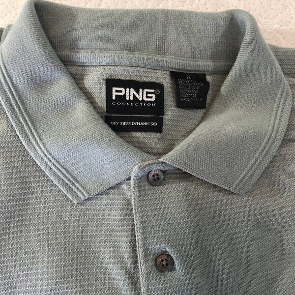 Ping Other - Ping Collection Men’s Golf Shirt Sport Polo Size XL Dry Fiber Dynamics Lt. Green